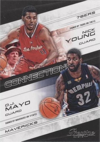 2012-13 Prestige - O.J. Mayo/Nick Young #11