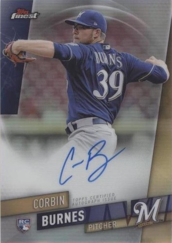 2019 Topps Finest - Corbin Burnes #FA-CB