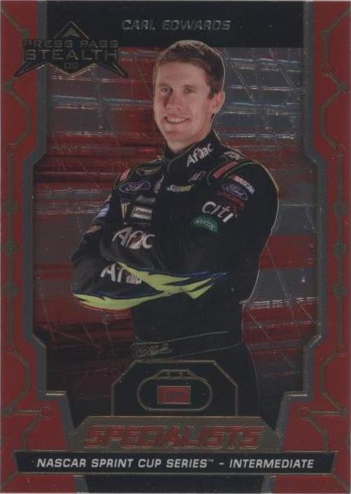 2009 Press Pass Stealth Chrome - Carl Edwards #76