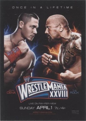 2012 Topps WWE - John Cena The Rock #10