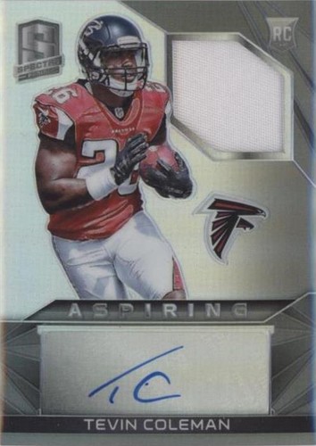 2015 Panini Spectra Tevin Coleman #AJA-TC