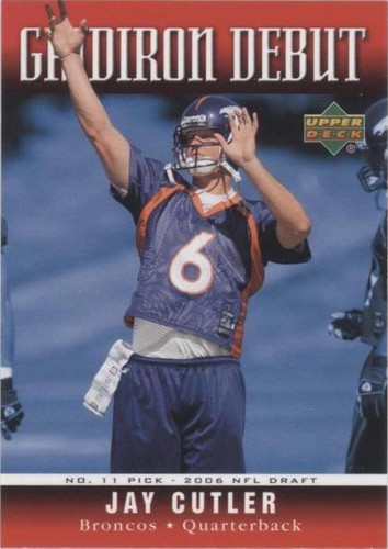 2006 Upper Deck Jay Cutler #1GD-JC
