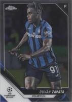 2021-22 Topps Chrome UCL Duvan Zapata #83