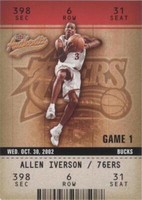 2002-03 Fleer Authentix - Allen Iverson #56