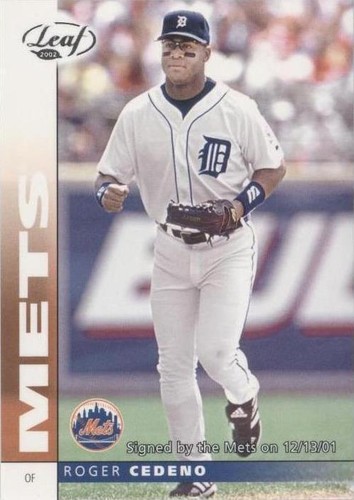 2002 Leaf - Roger Cedeno #68