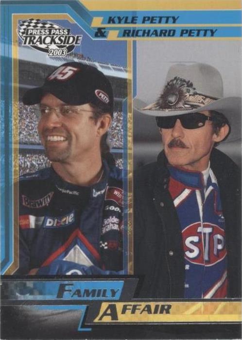 2003 Press Pass Trackside - Kyle Petty Richard Petty #60