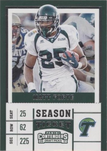 2017 Panini Contenders Draft Picks Matt Forte #73