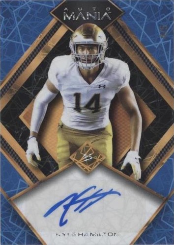 2022 Wild Card Auto Mania Kyle Hamilton #AM-D91