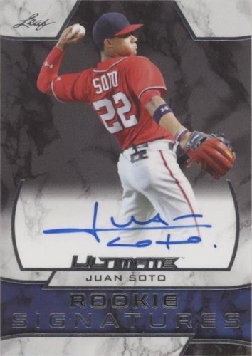 2019 Leaf Ultimate - Juan Soto #RS-JS1