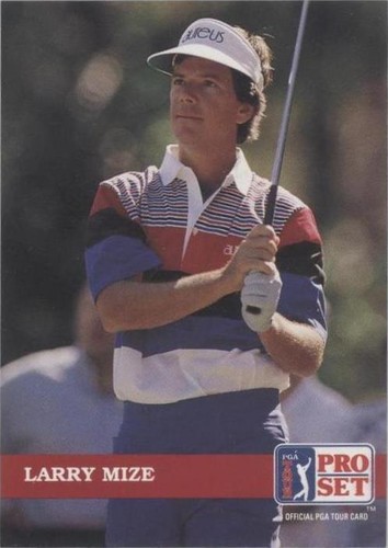 1992 Pro Set Golf - Larry Mize #105