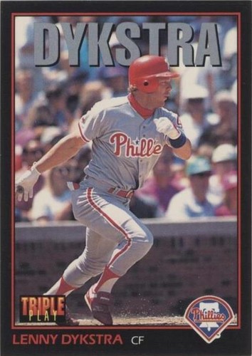 1993 Triple Play - Lenny Dykstra #185