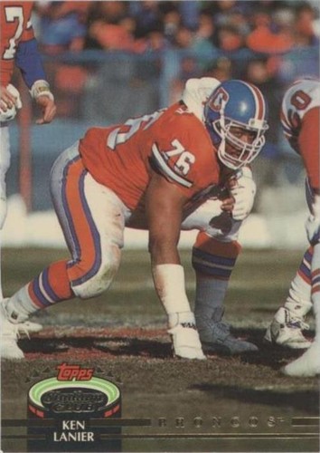1992 TOPPS STADIUM CLUB KEN LANIER #159 DENVER BRONCOS | eBay