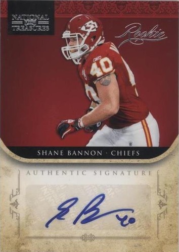 2011 Playoff National Treasures Shane Bannon #284