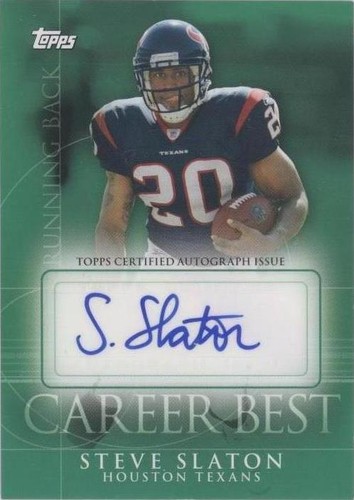 2009 Topps Steve Slaton #CBA-SS