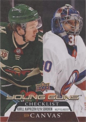 2020-21 Upper Deck - Ilya Sorokin Kirill Kaprizov #C240