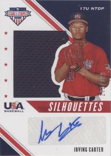 2020 Panini USA Baseball Stars & Stripes - Irving Carter #USJ-IC