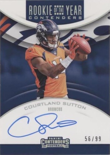 2018 Panini Contenders Courtland Sutton #RYA-CS