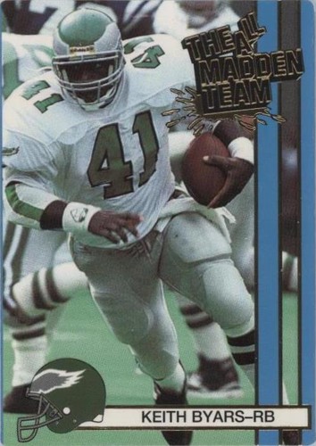 1990 Action Packed The All-Madden Team Keith Byars #25