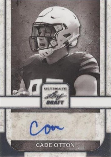 2022 Leaf Ultimate Draft Cade Otton #PA-CO1