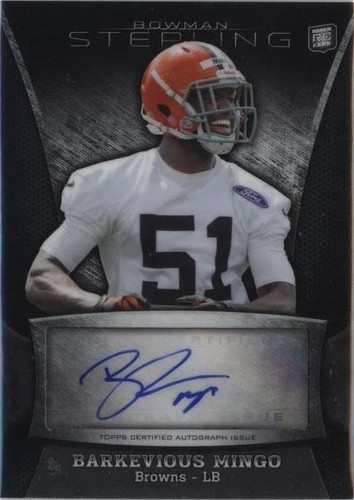 2013 Bowman Sterling Barkevious Mingo #BSA-BM