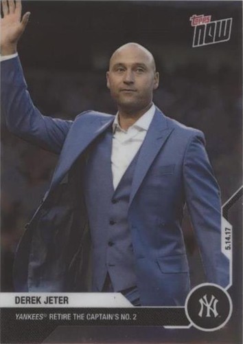 2020 Topps Now Chrome Derek Jeter Career Retrospective - Derek Jeter #DJ-1
