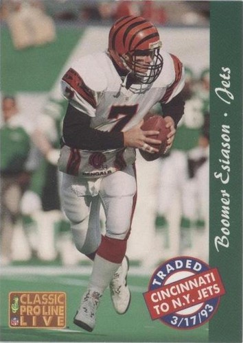 1993 Classic Pro Line Live Boomer Esiason #198