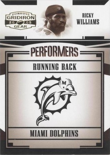 2005 Donruss Gridiron Gear Ricky Williams #P-42
