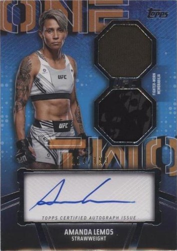 2024 Topps UFC Knockout - Amanda Lemos #OTC-ALS