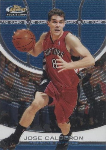 2005-06 Topps Finest - Jose Calderon #114