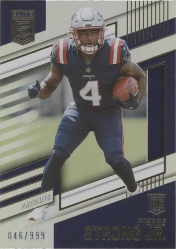 2022 Panini Donruss Elite Pierre Strong Jr. #163