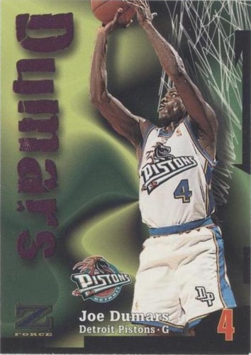 Joe Dumars 1996-97 SkyBox Z-Force #25 Detroit Pistons NM