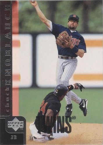 1998 Upper Deck SPx Finite SN#5730/9000 Chuck Knoblauch #304