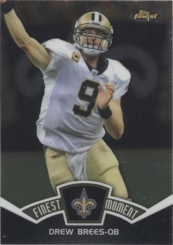 2012 Topps Finest Drew Brees #FM-DB