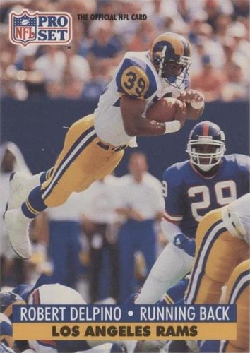 1991 Pro Set Robert Delpino #830