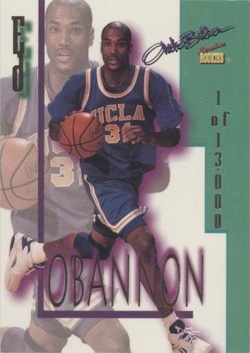 1995 Signature Rookies Autobilia - Ed O'Bannon #9