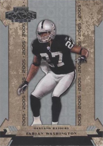 2005 Playoff Honors Fabian Washington #110