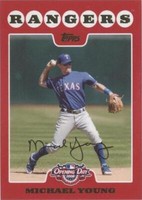 2008 Topps Opening Day - Michael Young #190