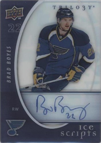 2008-09 Upper Deck Trilogy - Brad Boyes #IS-BB