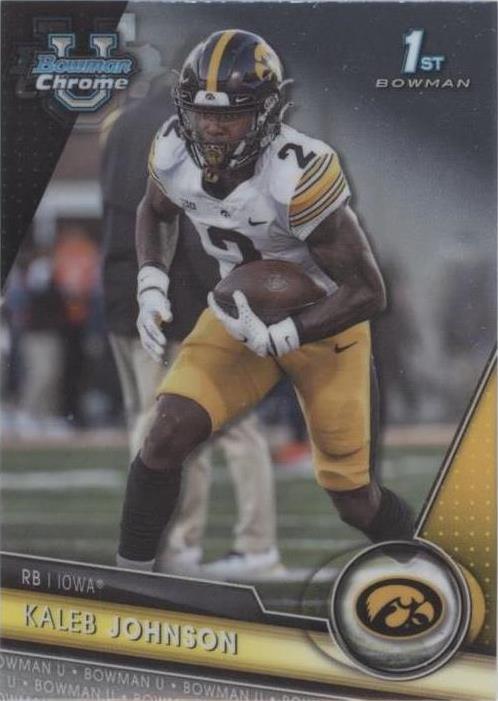 2023 Bowman University Chrome Kaleb Johnson #61