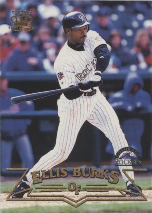 Ellis Burks Baseball Pacific Sports Trading Cards Ellis Burks Baseball Pacific Sports Trading Cards