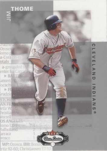 2002 Fleer Box Score - Jim Thome #111