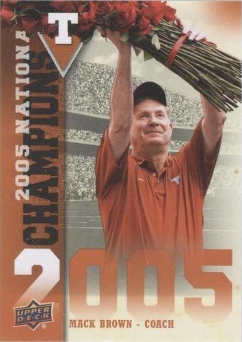 2011 Upper Deck University of Texas Mack Brown #NC-MB