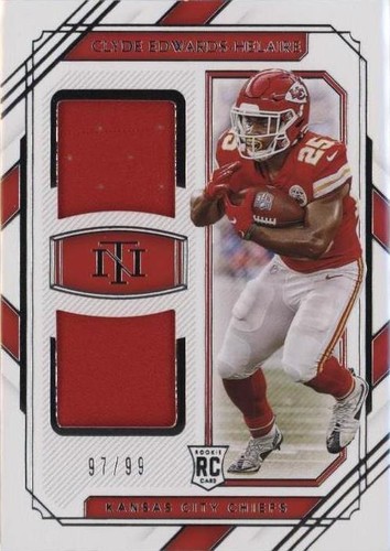 2020 Panini National Treasures Clyde Edwards-Helaire #RDM-CEH