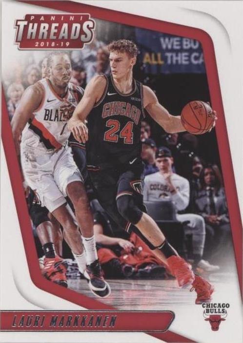2018-19 Panini Threads - Lauri Markkanen #10