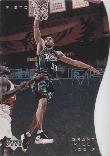 1997-98 Upper Deck SPX Sky Blue Parallel Card Grant Hill #13
