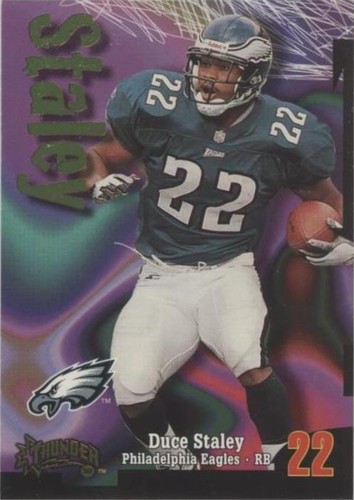 1998 Skybox Thunder Duce Staley #26
