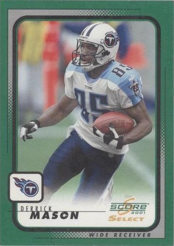2001 Score Select Derrick Mason #204