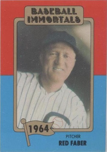 1980-87 SSPC Baseball Immortals - Red Faber #96