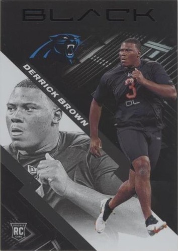 2020 Panini Black Derrick Brown #152