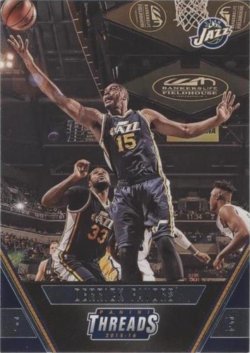 2015-16 Panini Threads - Derrick Favors #61